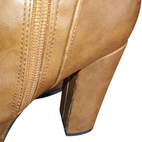 Michael Antonio Knee High Cognac Boots Sz.8 EUC. - Picture 8 of 9